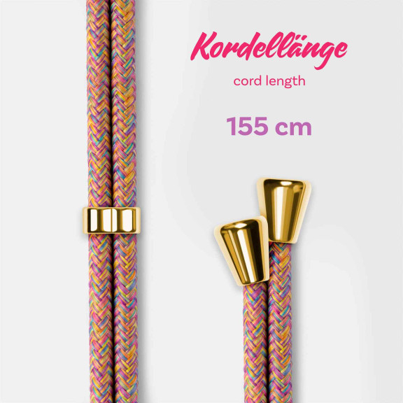 ONEFLOW Twist Case Samsung Galaxy A20s Handykette – Stoff Kordel – Weiteres Produktbild 6