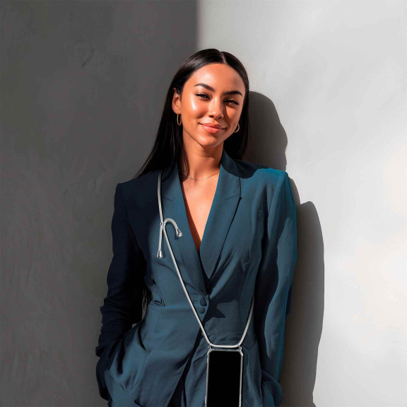 ONEFLOW Twist Case Samsung Galaxy A3 (2017) Handykette – Stoff Kordel – Weiteres Produktbild 4