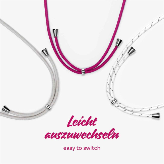 ONEFLOW Twist Case Samsung Galaxy A40 Handykette – Stoff Kordel – Weiteres Produktbild 9