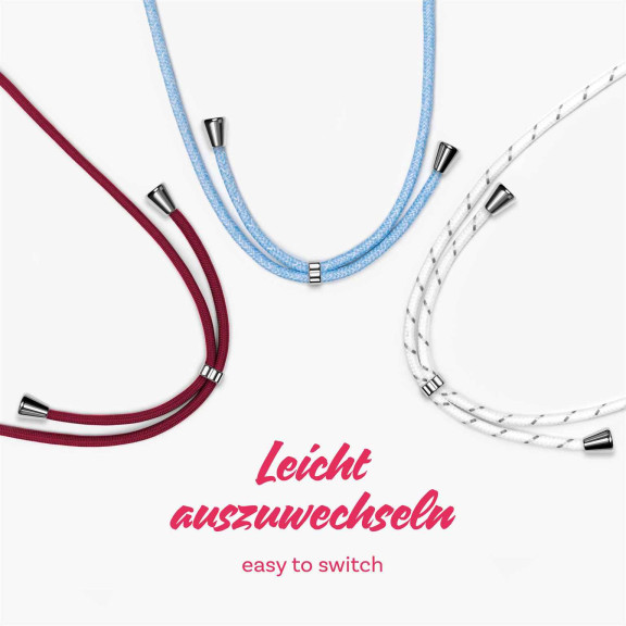 ONEFLOW Twist Case Samsung Galaxy A41 Handykette – Stoff Kordel – Weiteres Produktbild 9