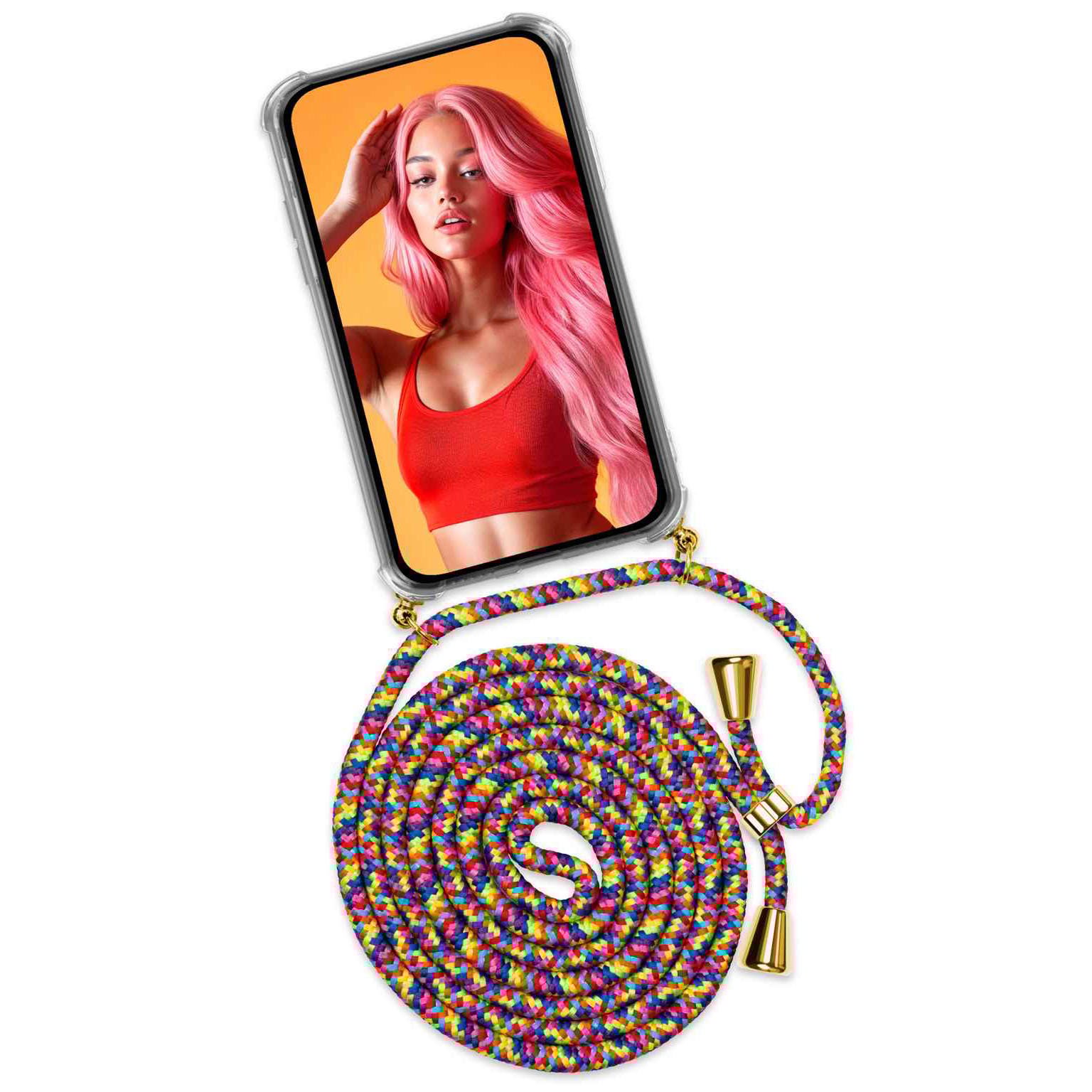ONEFLOW Twist Case Samsung Galaxy A90 5G Handykette – Stoff Kordel – Weiteres Produktbild 1 ONEFLOW Twist Case Samsung Galaxy A90 5G Handykette – Stoff Kordel – Weiteres Produktbild 1