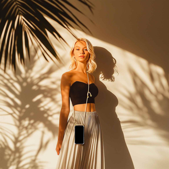 ONEFLOW Twist Case Samsung Galaxy A90 5G Handykette – Stoff Kordel – Weiteres Produktbild 4