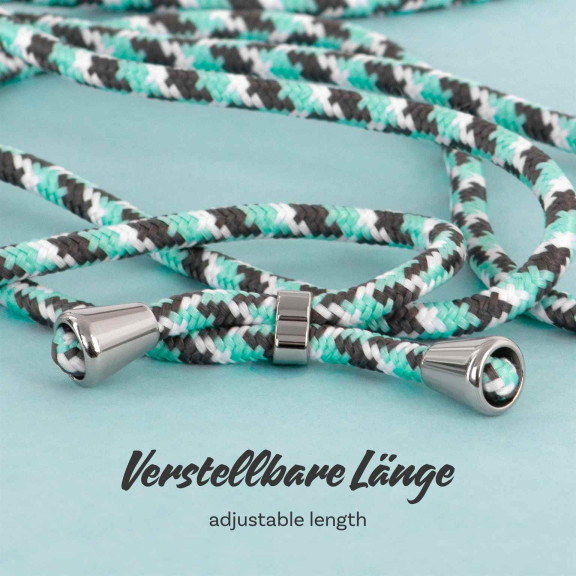 ONEFLOW Twist Case Samsung Galaxy J4 Plus Handykette – Stoff Kordel – Weiteres Produktbild 5