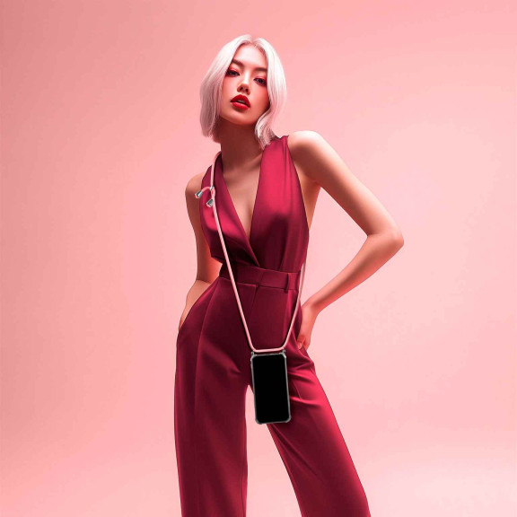 ONEFLOW Twist Case Samsung Galaxy M12 Handykette – Stoff Kordel – Weiteres Produktbild 4