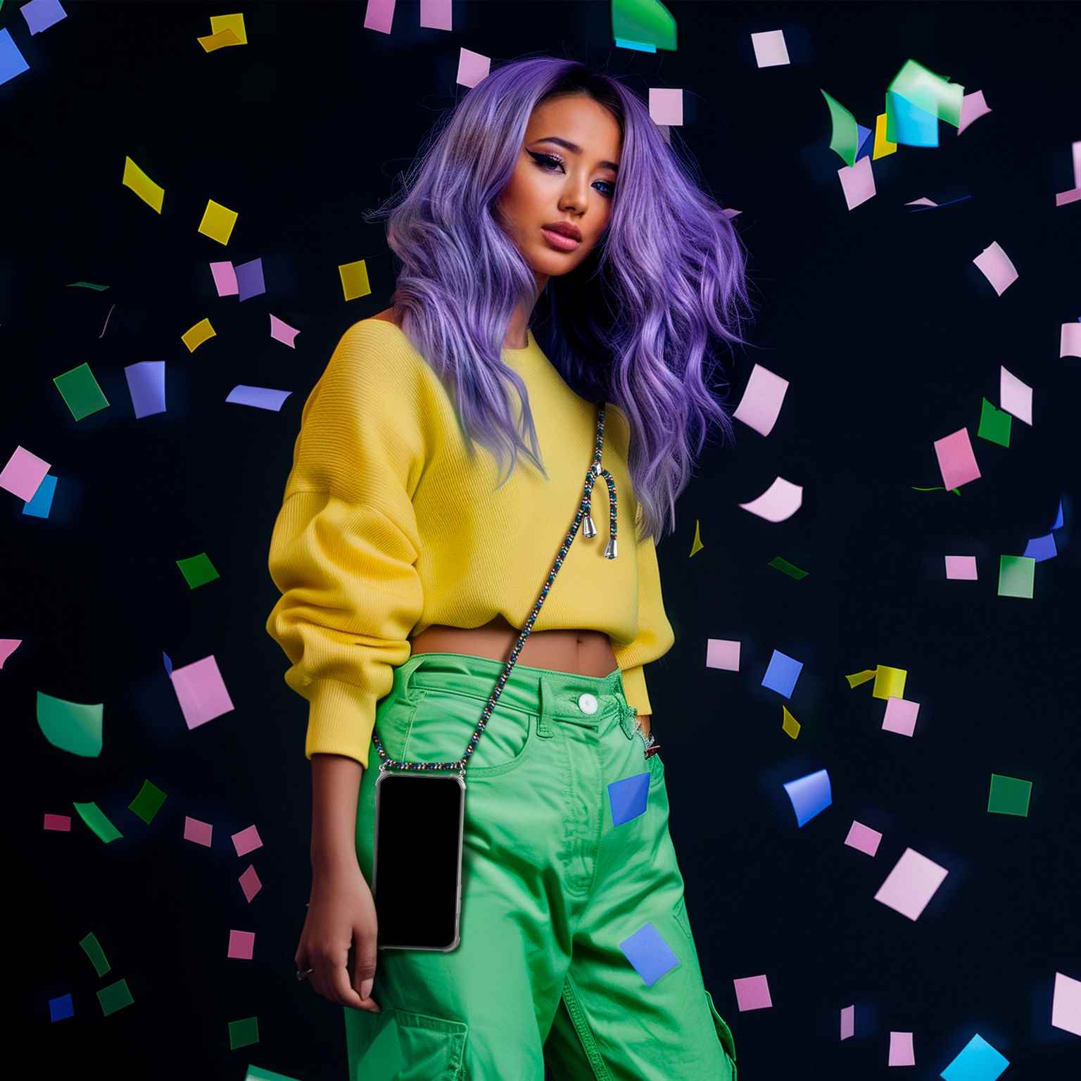 ONEFLOW Twist Case Samsung Galaxy M31 Handykette – Stoff Kordel – Weiteres Produktbild 4 ONEFLOW Twist Case Samsung Galaxy M31 Handykette – Stoff Kordel – Weiteres Produktbild 4