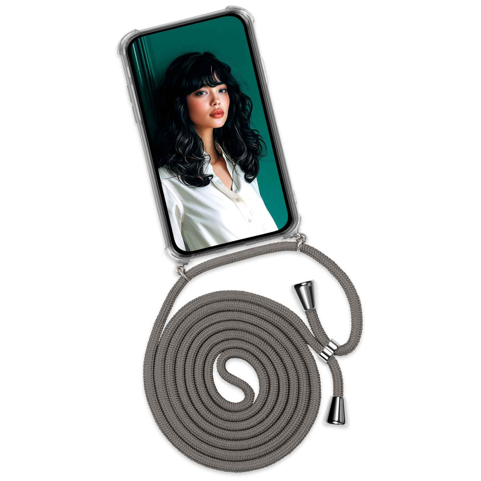 ONEFLOW Twist Case Samsung Galaxy M32 Handykette – Stoff Kordel – Weiteres Produktbild 1