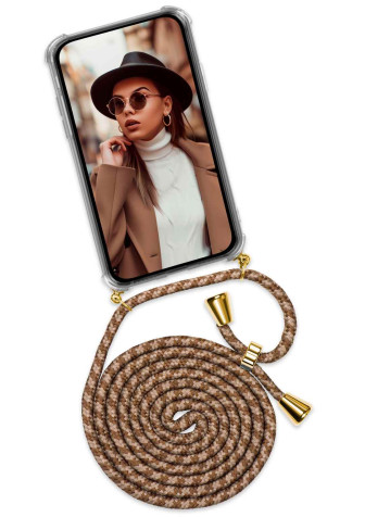 ONEFLOW ONEFLOW Twist Case Samsung Galaxy S24 FE Handykette – Stoff Kordel – Paris 1896