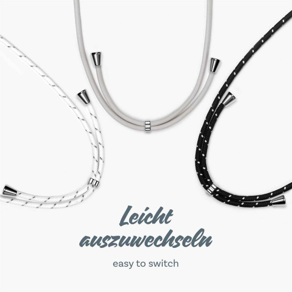 ONEFLOW Twist Case Samsung Galaxy S25 Handykette – Stoff Kordel – Weiteres Produktbild 9