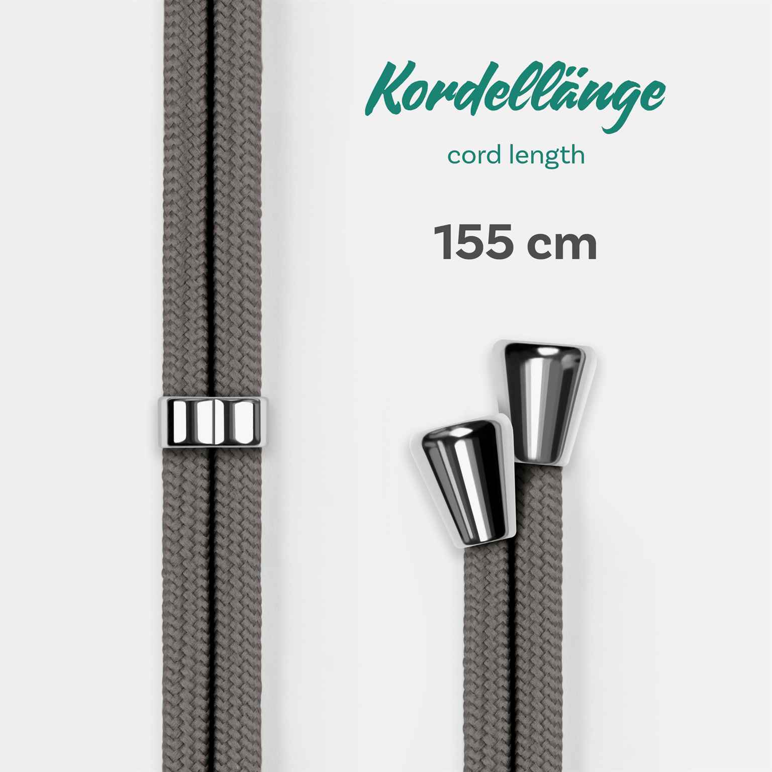 ONEFLOW Twist Case Samsung Galaxy S9 Plus Handykette – Stoff Kordel – Weiteres Produktbild 6
