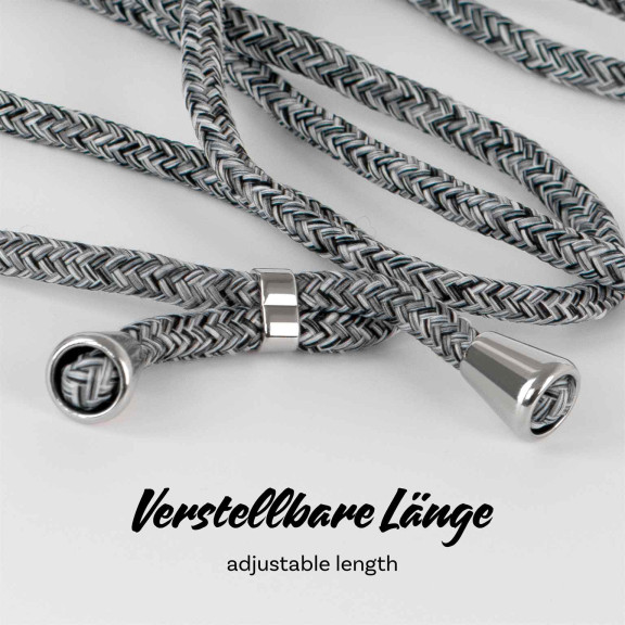 ONEFLOW Twist Case Samsung Galaxy S9 Plus Handykette – Stoff Kordel – Weiteres Produktbild 5