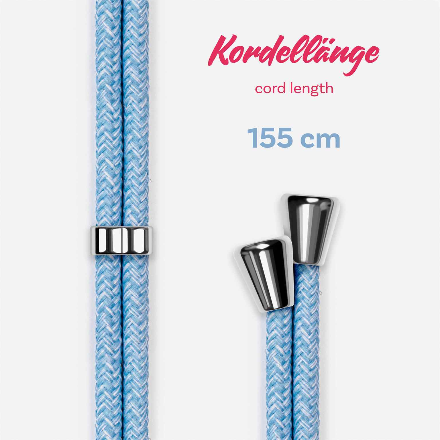 ONEFLOW Twist Case Xiaomi 11T Handykette – Stoff Kordel – Weiteres Produktbild 6