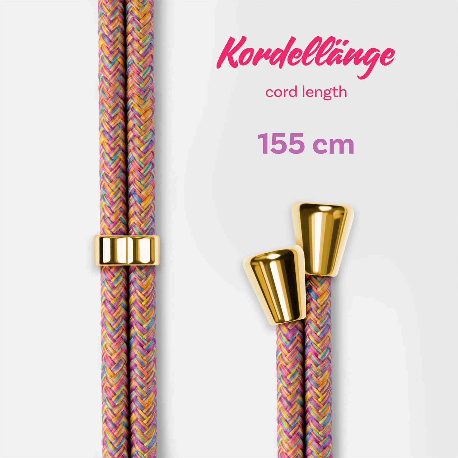 ONEFLOW Twist Case Xiaomi 11T Handykette – Stoff Kordel – Weiteres Produktbild 6