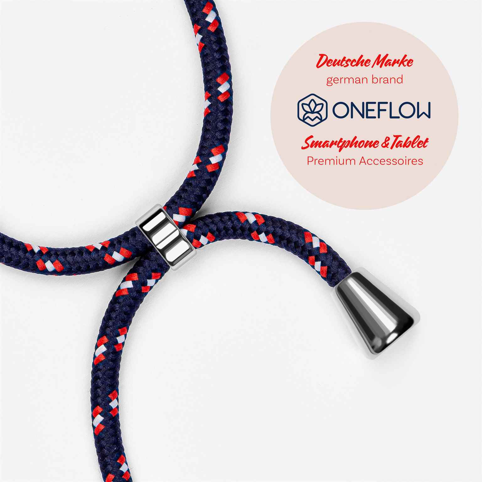 ONEFLOW Twist Case Xiaomi Mi Note 10 Handykette – Stoff Kordel – Weiteres Produktbild 2