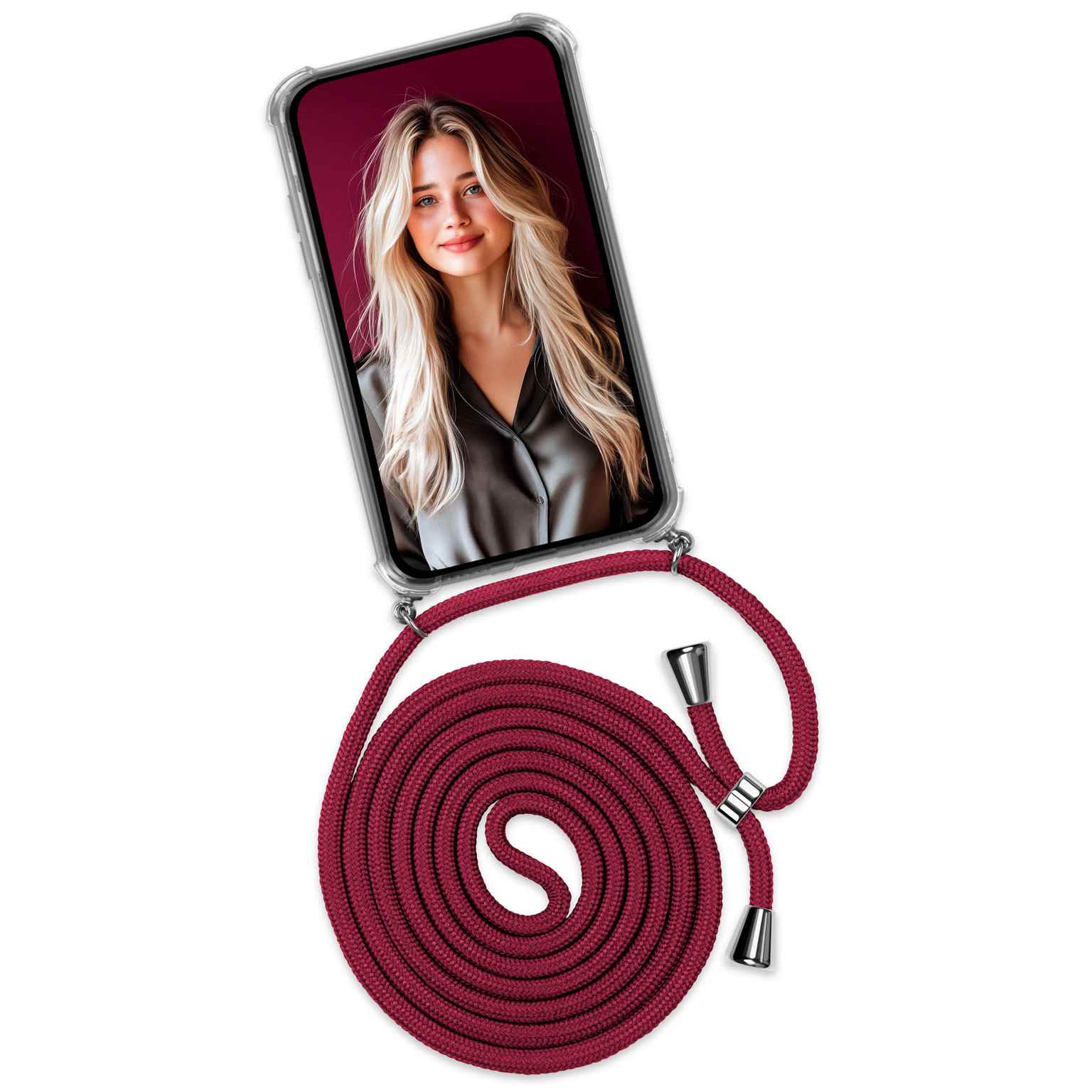 ONEFLOW Twist Case Xiaomi Mi Note 10 Handykette – Stoff Kordel Hauptbild