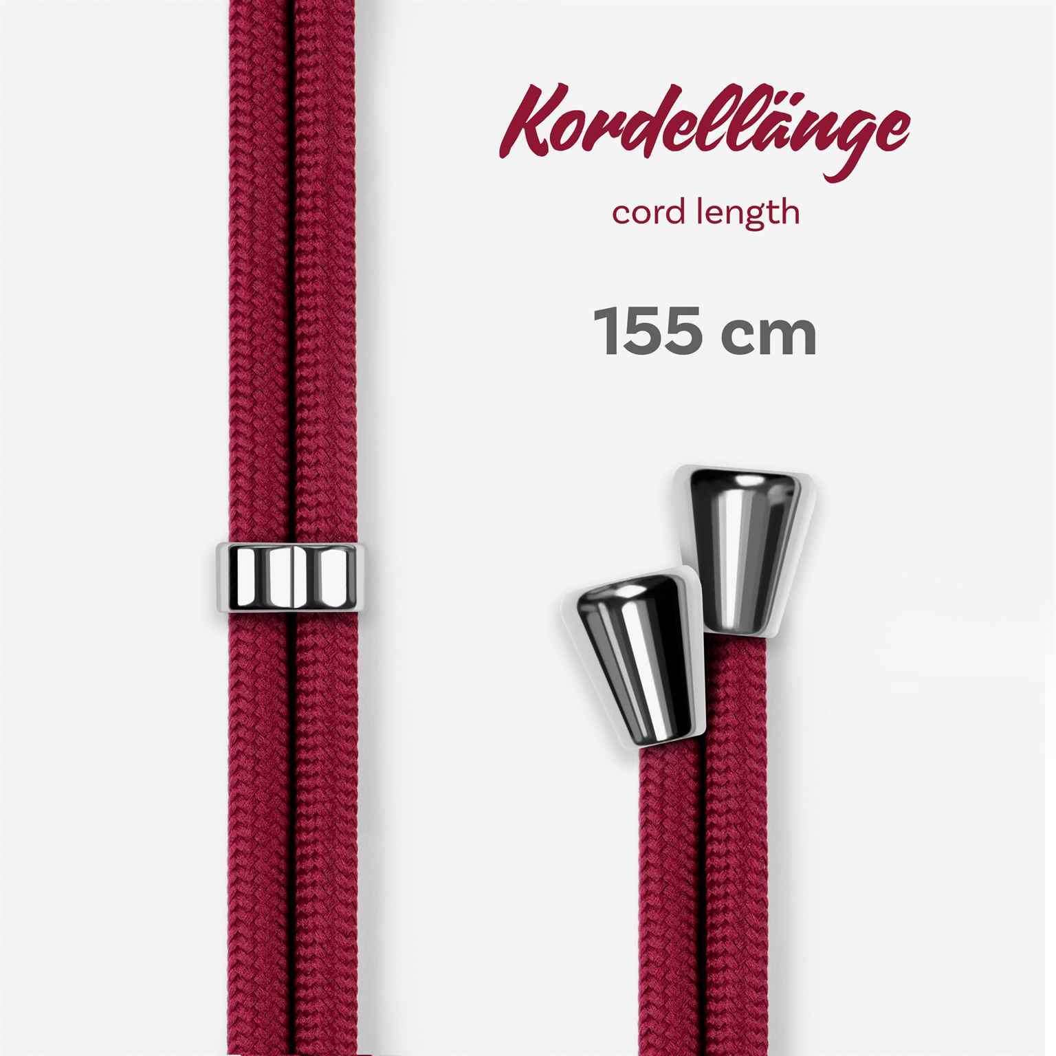 ONEFLOW Twist Case Xiaomi Mi Note 10 Handykette – Stoff Kordel – Weiteres Produktbild 5