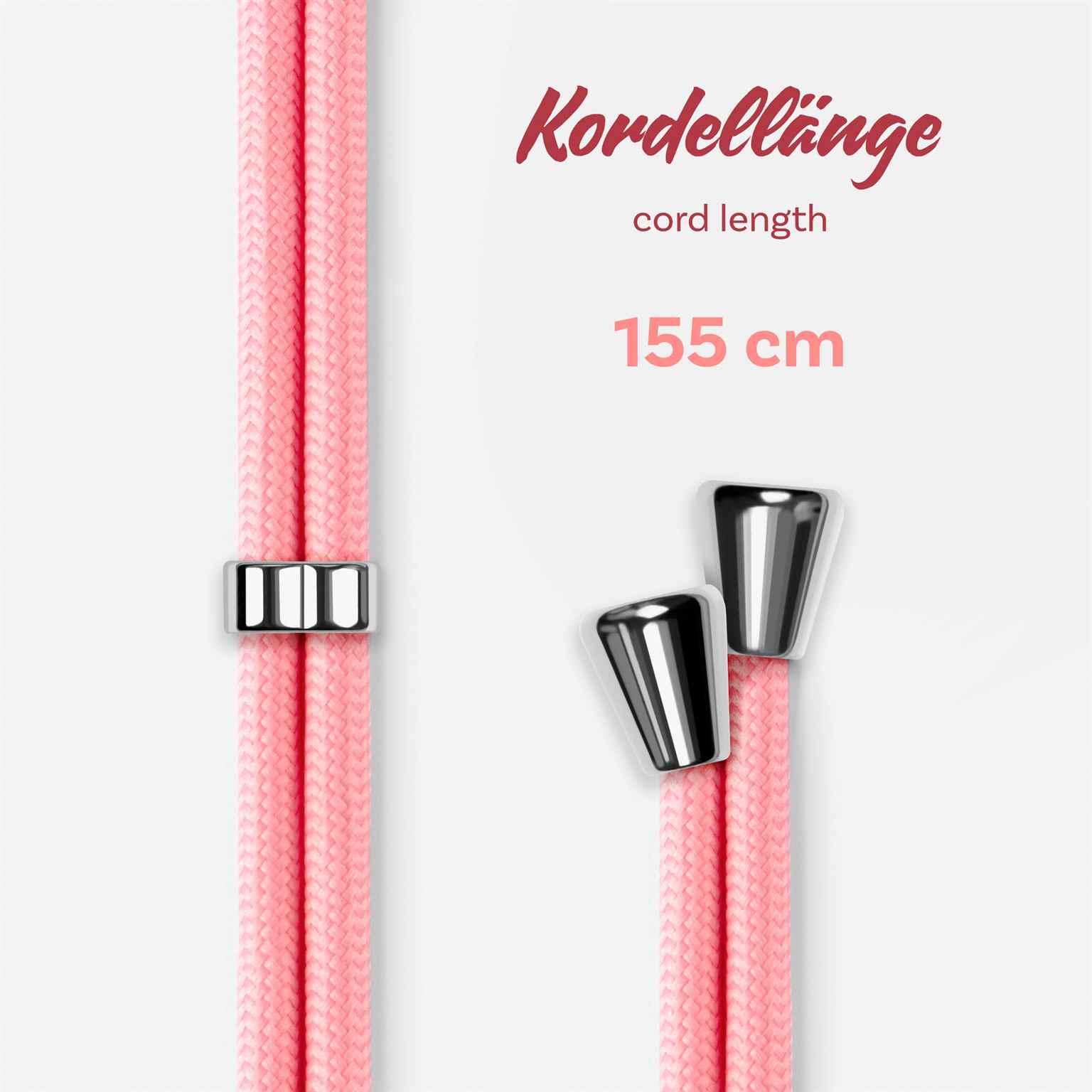 ONEFLOW Twist Case Xiaomi Mi Note 10 Handykette – Stoff Kordel – Weiteres Produktbild 5