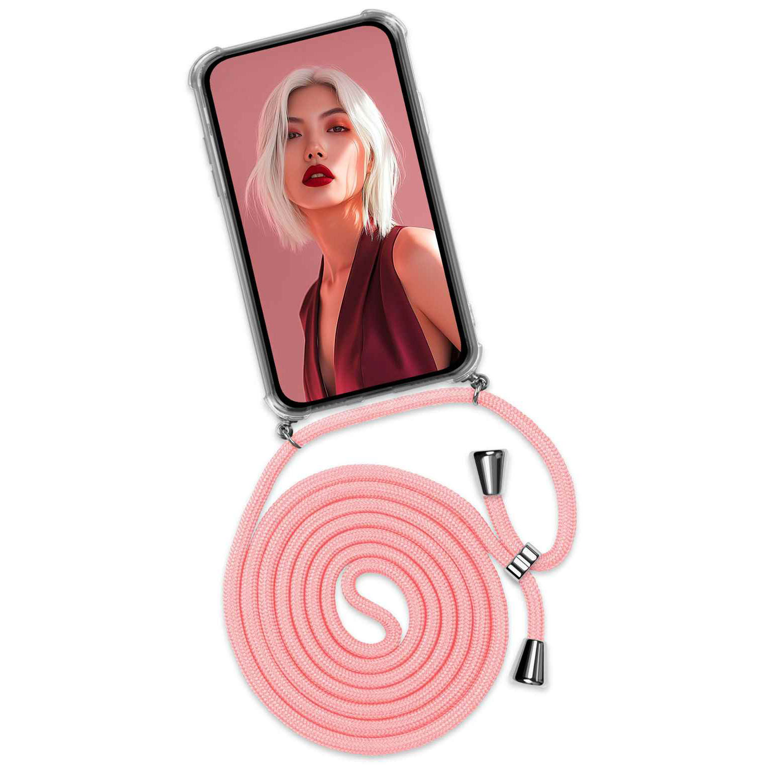 ONEFLOW Twist Case Xiaomi Mi Note 10 Pro Handykette – Stoff Kordel – undefined
