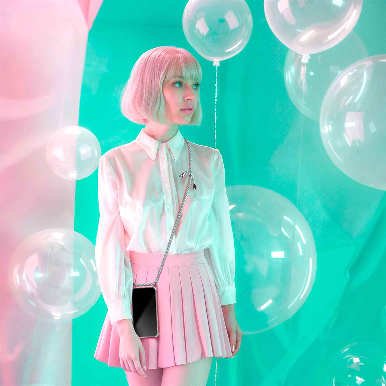 ONEFLOW Twist Case Xiaomi Mi Note 10 Pro Handykette – Stoff Kordel – Weiteres Produktbild 4 ONEFLOW Twist Case Xiaomi Mi Note 10 Pro Handykette – Stoff Kordel – Weiteres Produktbild 4