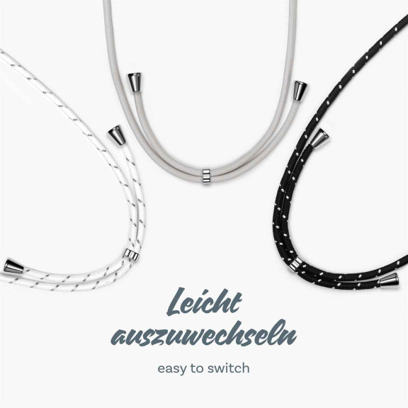 ONEFLOW Twist Case Redmi Note 10 Handykette – Stoff Kordel – Weiteres Produktbild 9