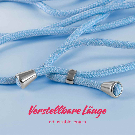 ONEFLOW Twist Case Redmi Note 10S Handykette – Stoff Kordel – Weiteres Produktbild 5