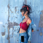 ONEFLOW Twist Case Redmi Note 10S Handykette – Stoff Kordel – Produktbild 7