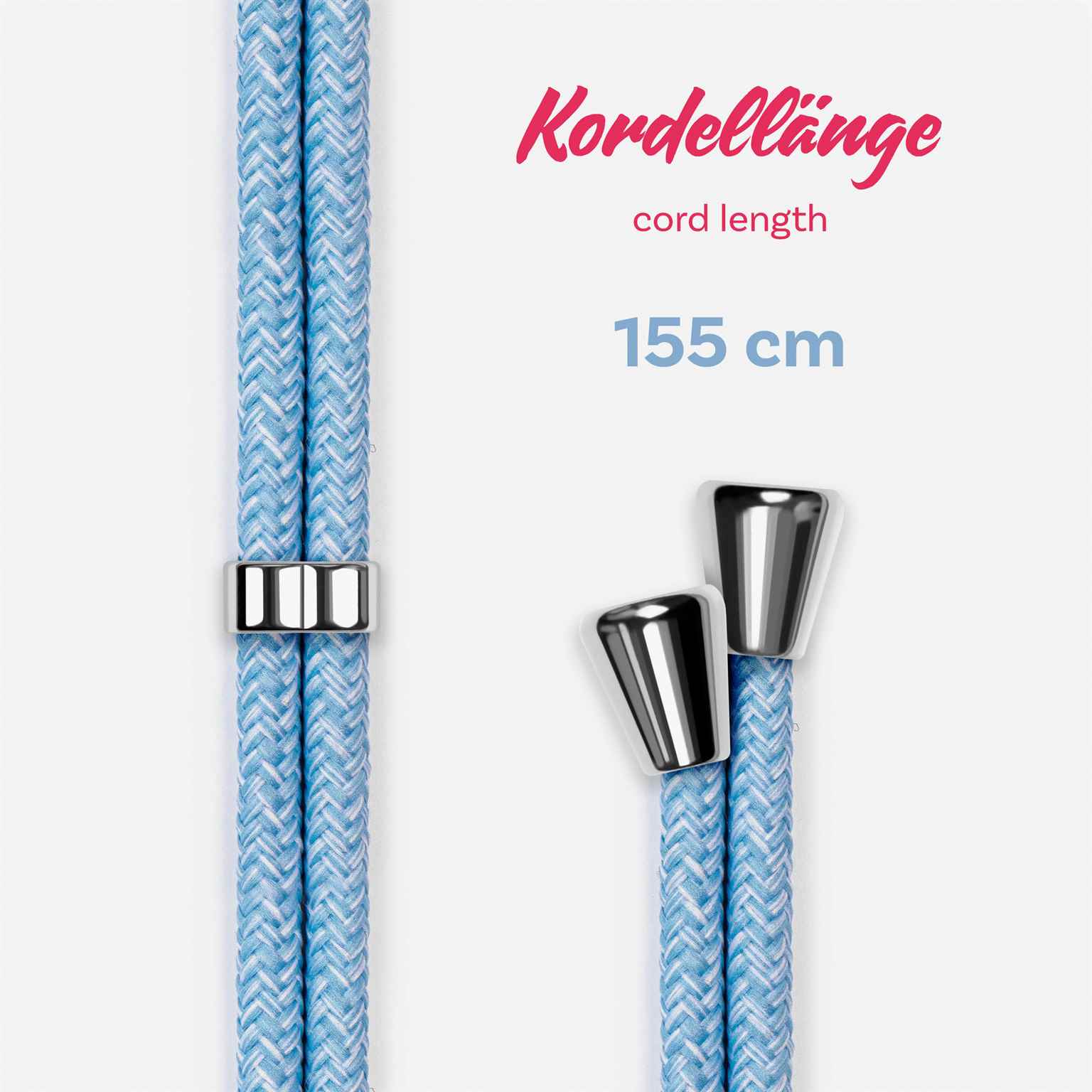 ONEFLOW Twist Case Redmi Note 12 Pro 5G Handykette – Stoff Kordel – Weiteres Produktbild 6