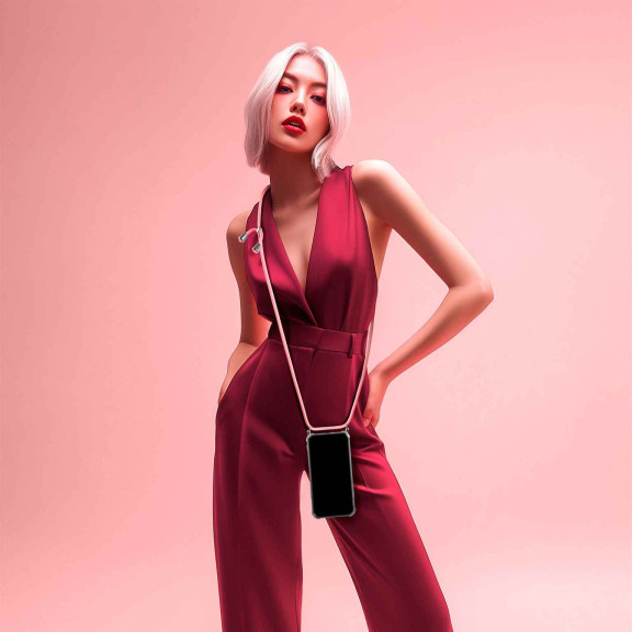 ONEFLOW Twist Case Redmi Note 8T Handykette – Stoff Kordel – Weiteres Produktbild 4