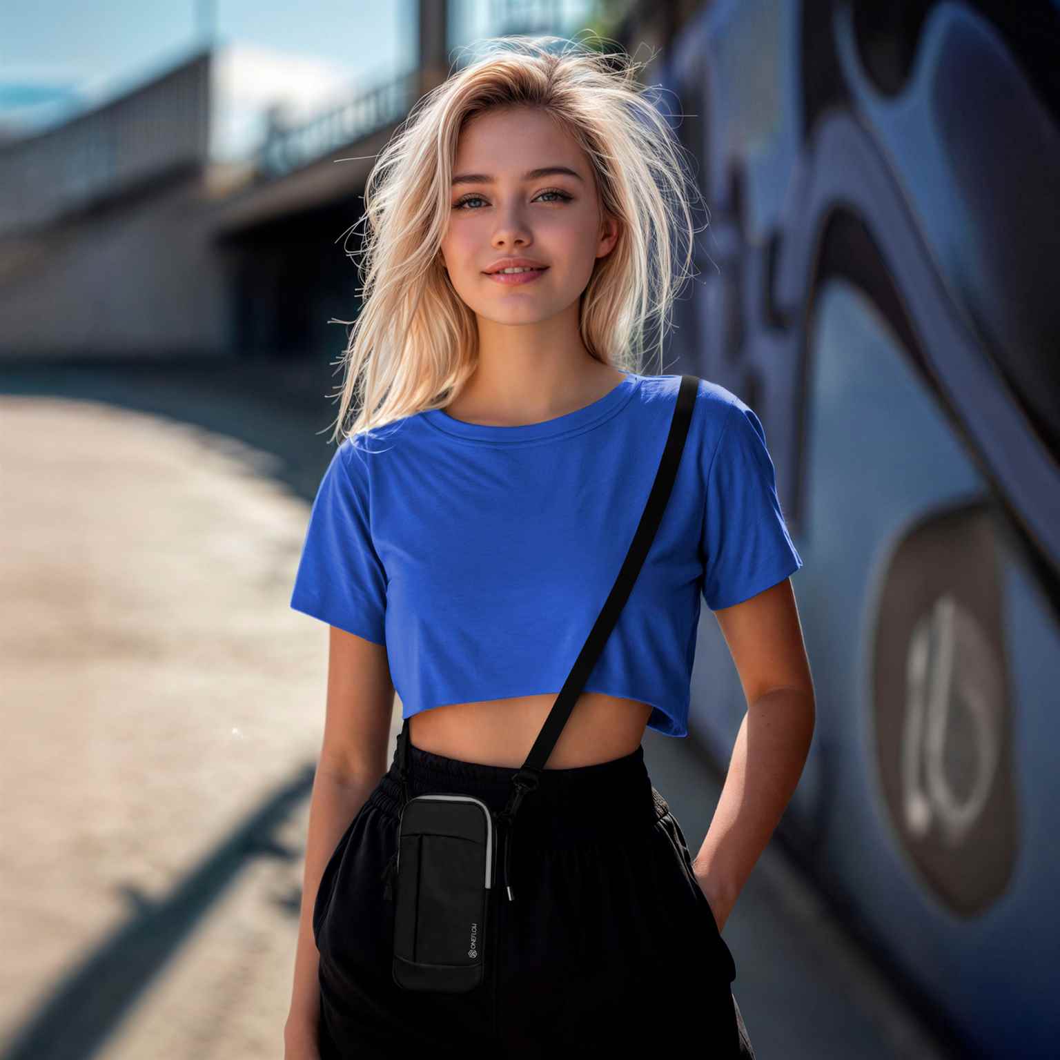 ONEFLOW Urban Sling Asus Zenfone 6 (2019) Handytasche sportlich – Weiteres Produktbild 6