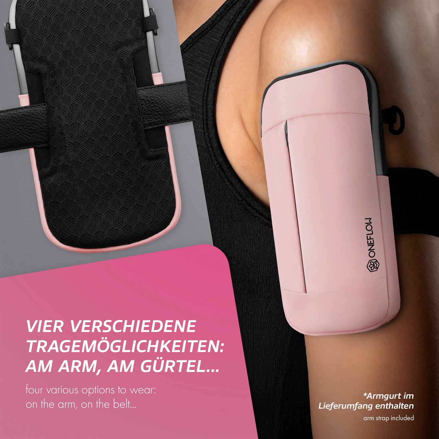 ONEFLOW Urban Sling HMD Skyline Handytasche sportlich – Weiteres Produktbild 2