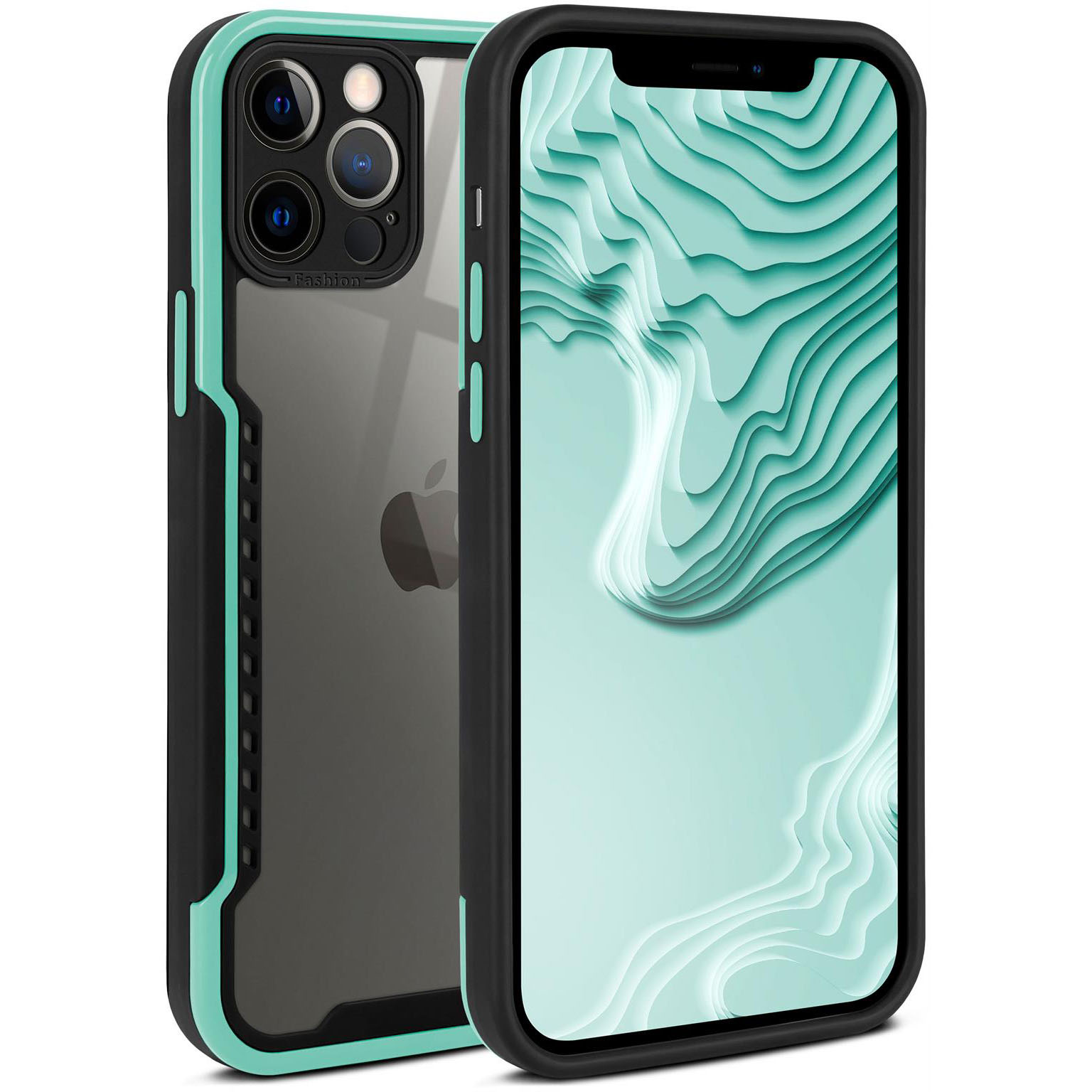 ONEFLOW Vanguard Case iPhone 12 Pro Bumper durchsichtig – Weiteres Produktbild 1