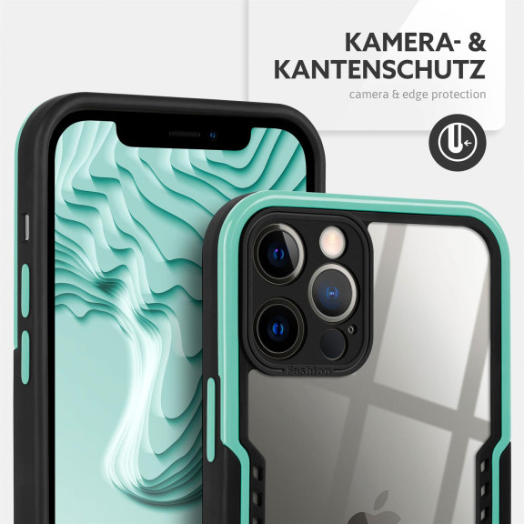 ONEFLOW Vanguard Case iPhone 12 Pro Bumper durchsichtig – Weiteres Produktbild 2