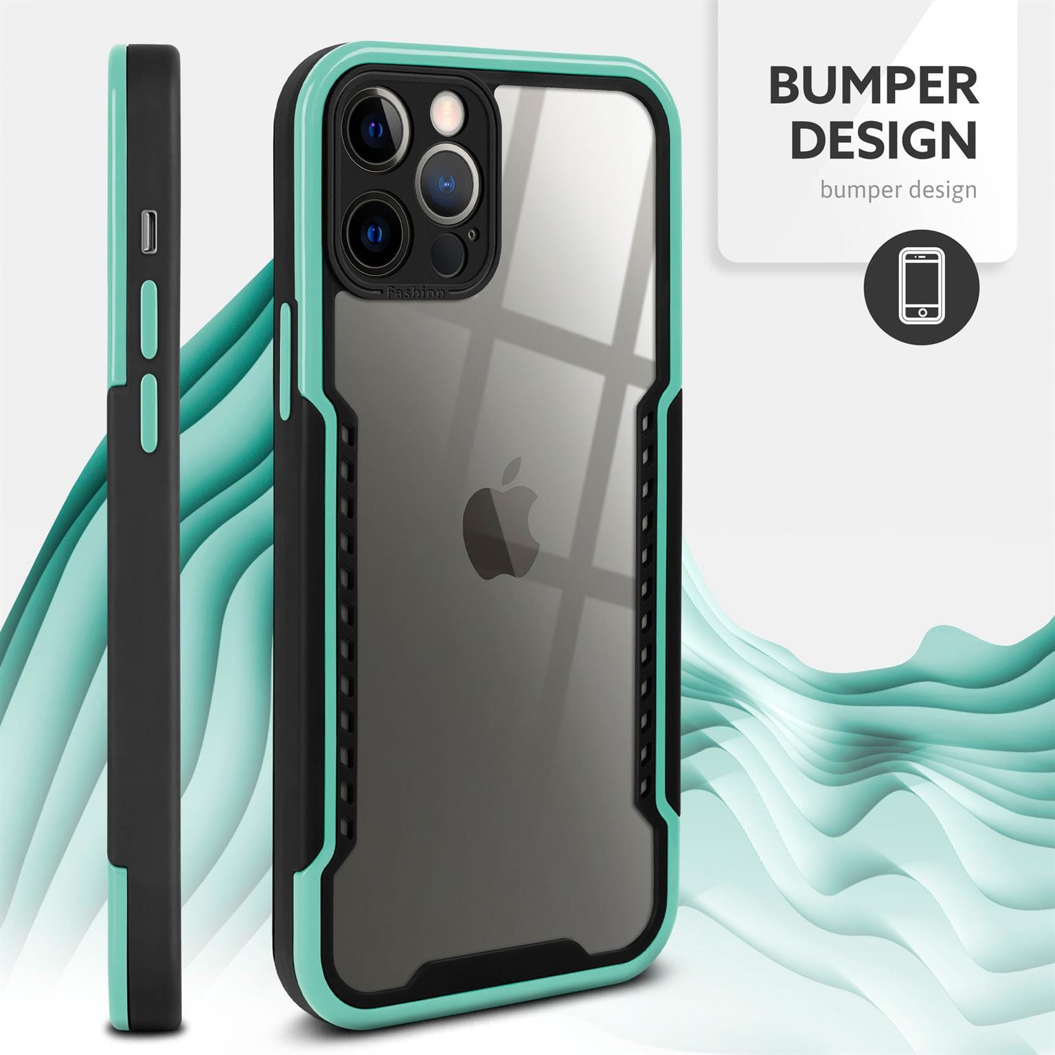 ONEFLOW Vanguard Case iPhone 12 Pro Bumper durchsichtig – Weiteres Produktbild 3 ONEFLOW Vanguard Case iPhone 12 Pro Bumper durchsichtig – Weiteres Produktbild 3