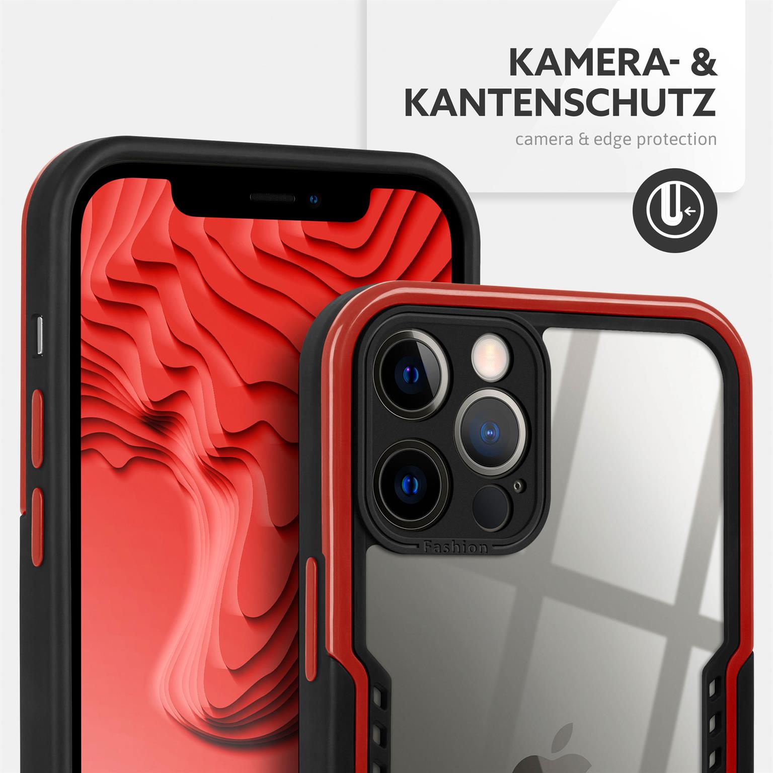 ONEFLOW Vanguard Case iPhone 12 Pro Bumper durchsichtig – Weiteres Produktbild 2