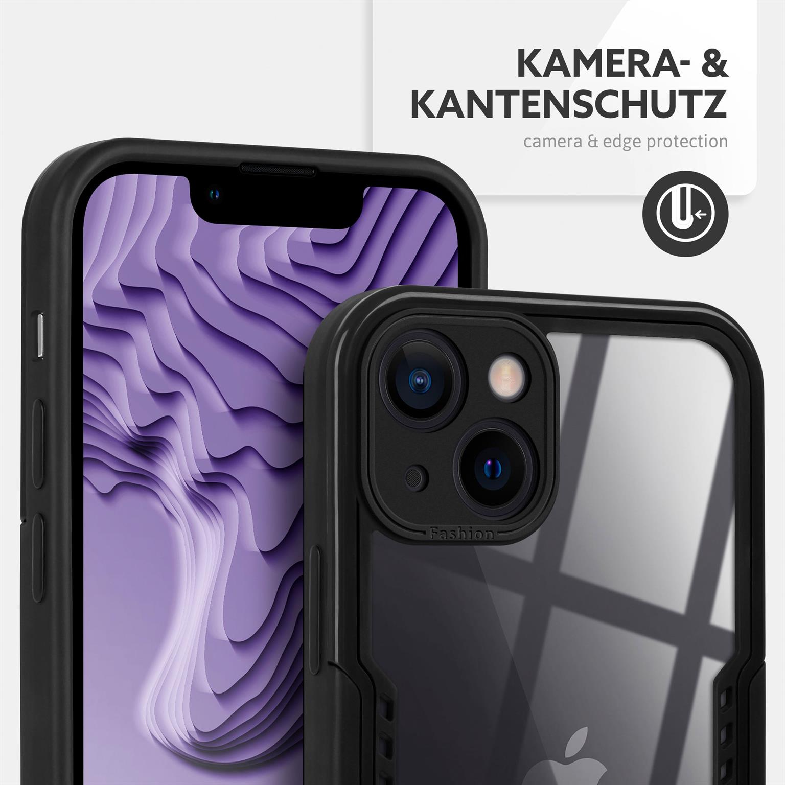 ONEFLOW Vanguard Case iPhone 13 mini Bumper durchsichtig – Weiteres Produktbild 1
