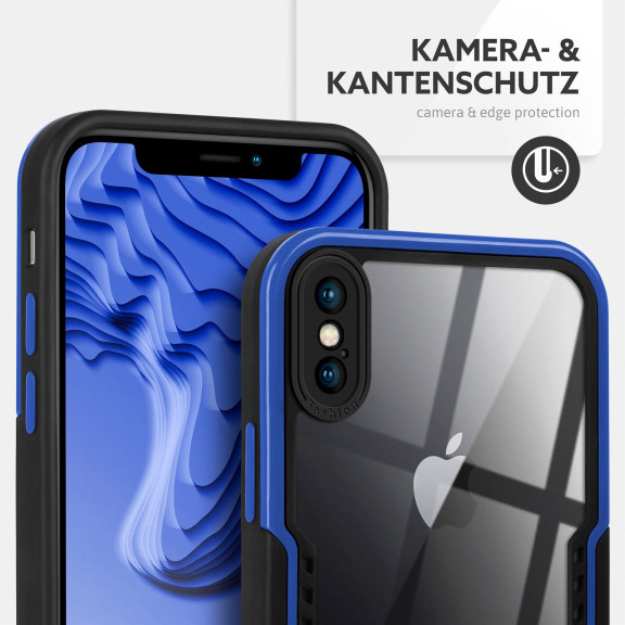 ONEFLOW Vanguard Case iPhone X Bumper durchsichtig – Weiteres Produktbild 2