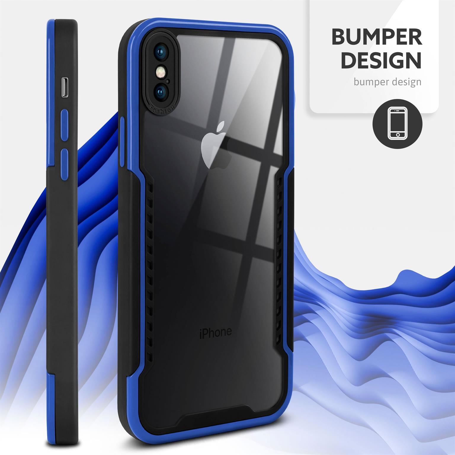 ONEFLOW Vanguard Case iPhone X Bumper durchsichtig – Weiteres Produktbild 2