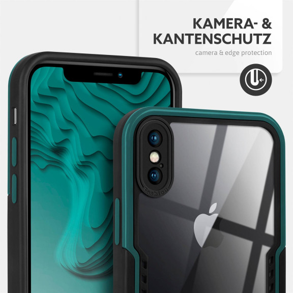 ONEFLOW Vanguard Case iPhone X Bumper durchsichtig – Weiteres Produktbild 2 ONEFLOW Vanguard Case iPhone X Bumper durchsichtig – Weiteres Produktbild 2