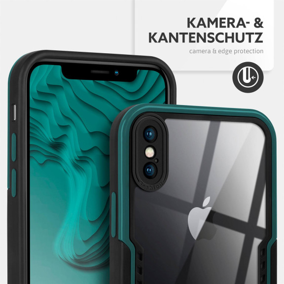 ONEFLOW Vanguard Case iPhone XS Bumper durchsichtig – Weiteres Produktbild 2 ONEFLOW Vanguard Case iPhone XS Bumper durchsichtig – Weiteres Produktbild 2