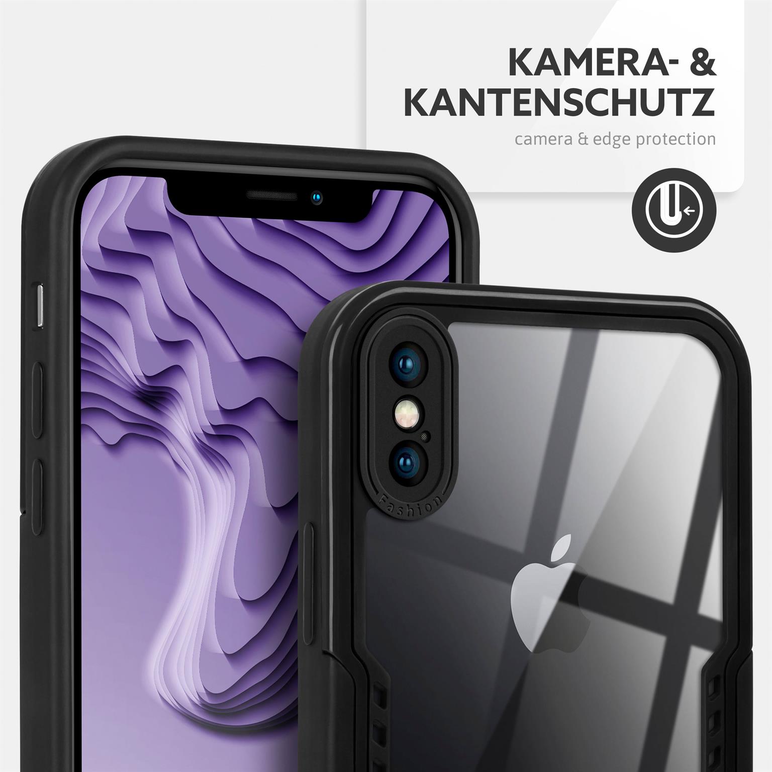 ONEFLOW Vanguard Case iPhone XS Bumper durchsichtig – Weiteres Produktbild 2 ONEFLOW Vanguard Case iPhone XS Bumper durchsichtig – Weiteres Produktbild 2