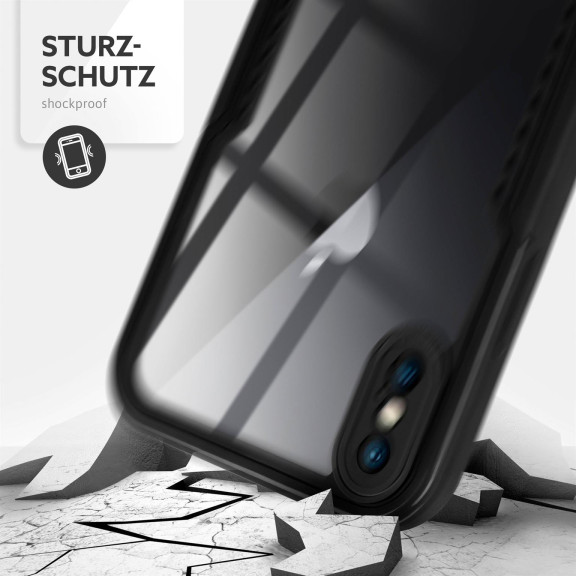 ONEFLOW Vanguard Case iPhone XS Bumper durchsichtig – Weiteres Produktbild 4