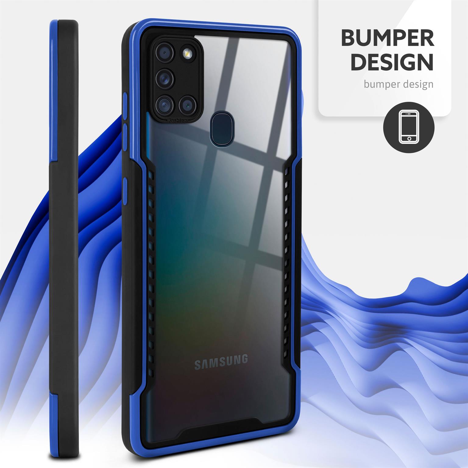 ONEFLOW Vanguard Case Samsung Galaxy A21s Bumper durchsichtig – Weiteres Produktbild 3 ONEFLOW Vanguard Case Samsung Galaxy A21s Bumper durchsichtig – Weiteres Produktbild 3