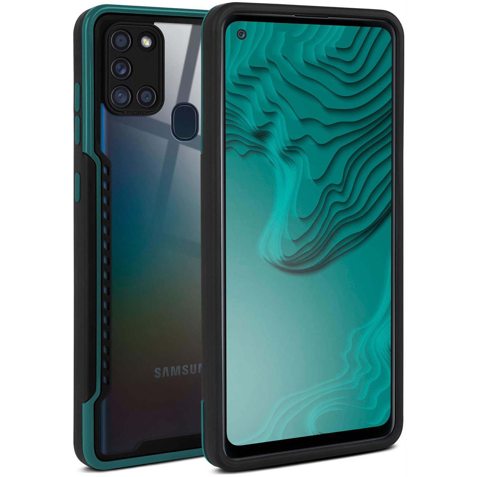 ONEFLOW Vanguard Case Samsung Galaxy A21s Bumper durchsichtig – Weiteres Produktbild 1 ONEFLOW Vanguard Case Samsung Galaxy A21s Bumper durchsichtig – Weiteres Produktbild 1