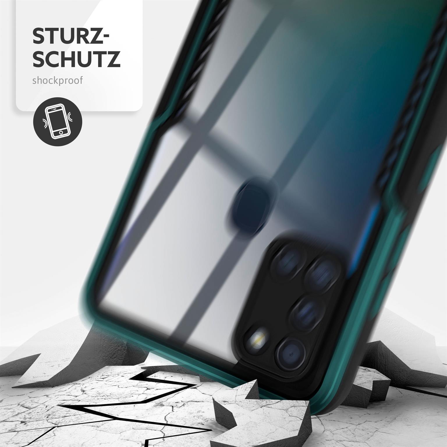 ONEFLOW Vanguard Case Samsung Galaxy A21s Bumper durchsichtig – Weiteres Produktbild 4 ONEFLOW Vanguard Case Samsung Galaxy A21s Bumper durchsichtig – Weiteres Produktbild 4