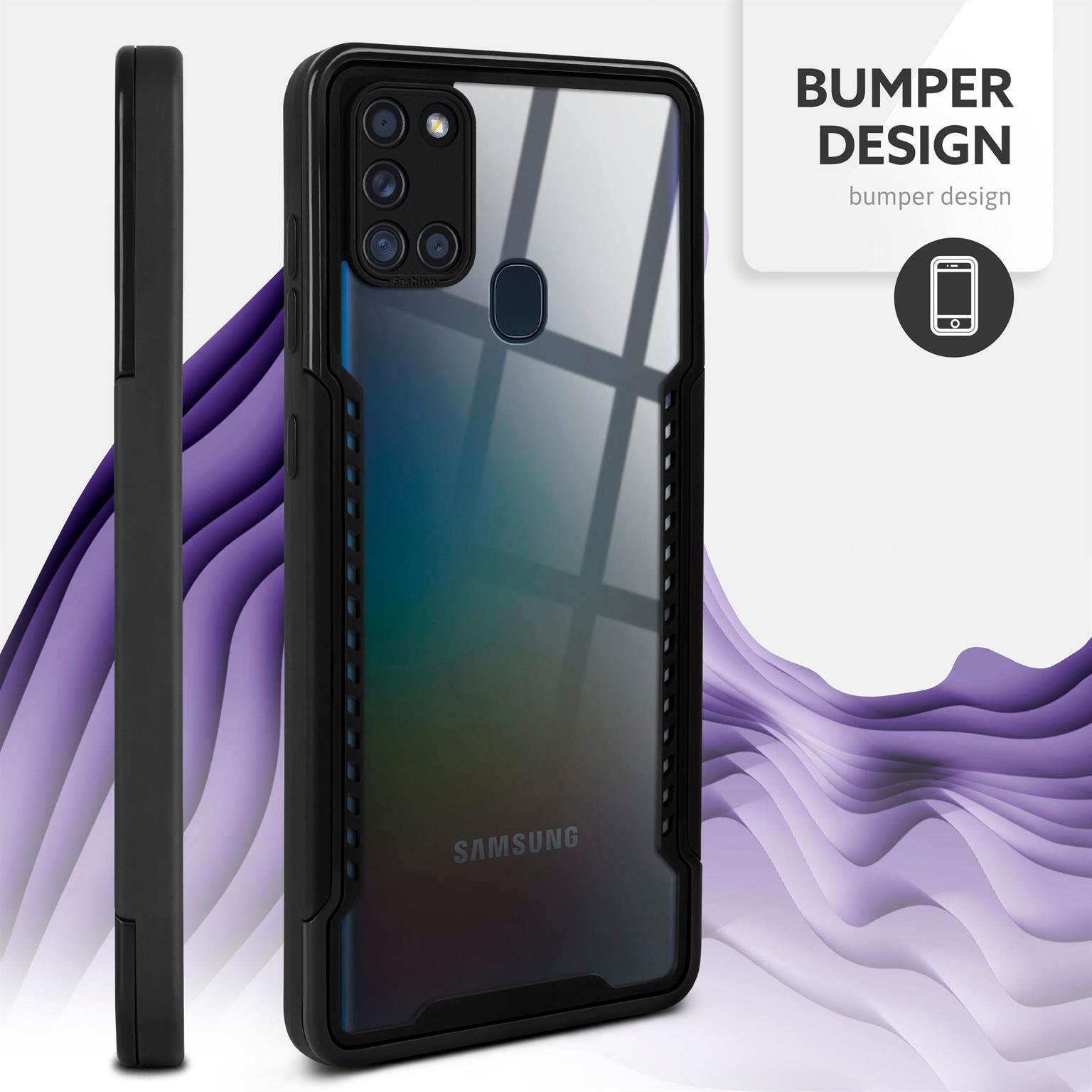 ONEFLOW Vanguard Case Samsung Galaxy A21s Bumper durchsichtig – Weiteres Produktbild 3