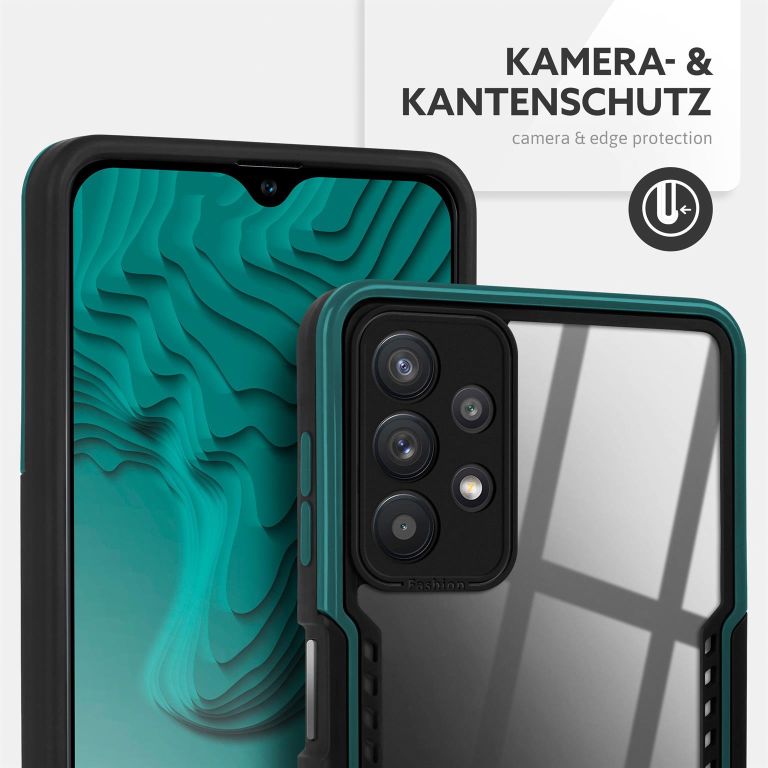 ONEFLOW Vanguard Case Samsung Galaxy A32 5G Bumper durchsichtig – Weiteres Produktbild 1