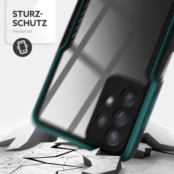 ONEFLOW Vanguard Case Samsung Galaxy A32 5G Bumper durchsichtig – Weiteres Produktbild 4