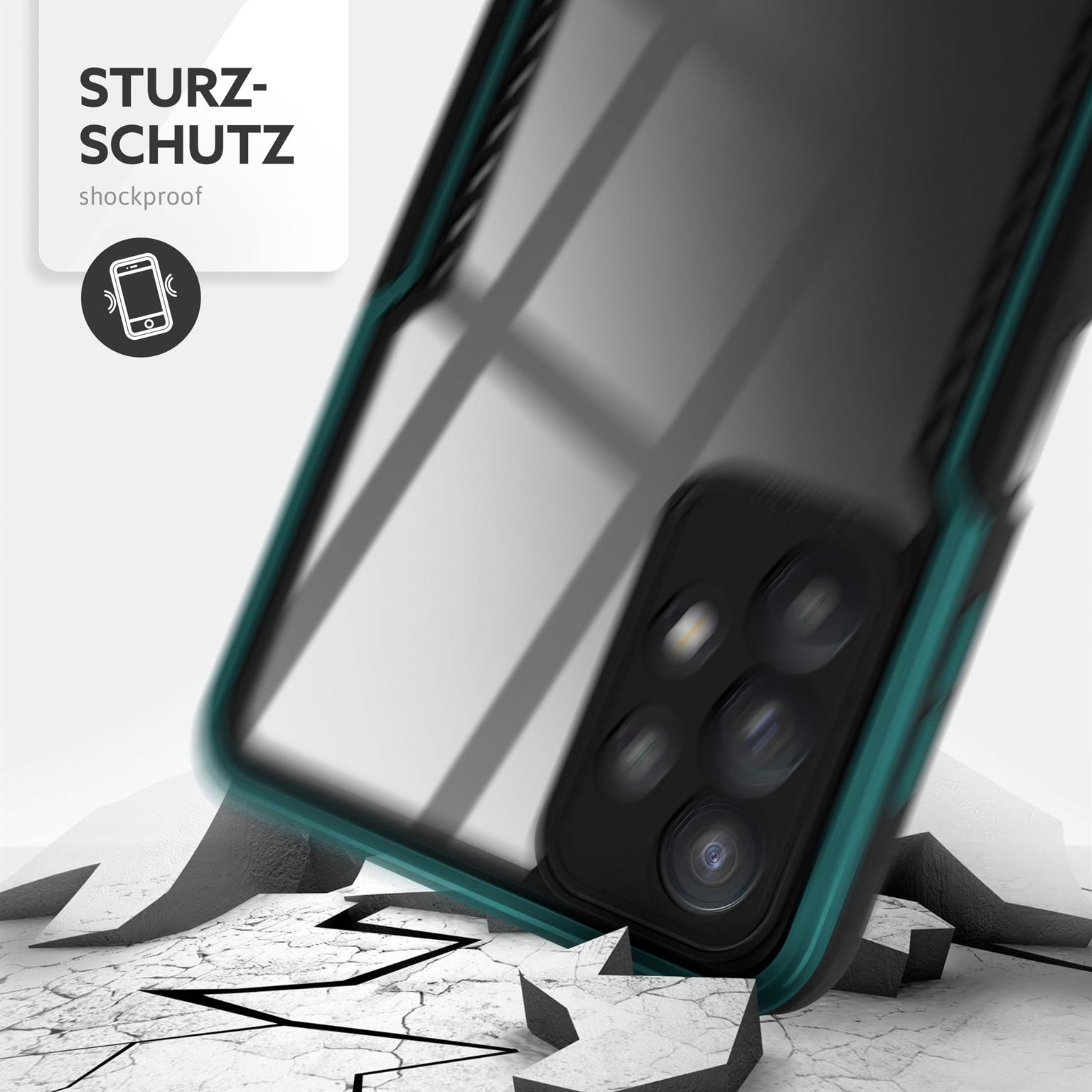 ONEFLOW Vanguard Case Samsung Galaxy A32 5G Bumper durchsichtig – Weiteres Produktbild 3