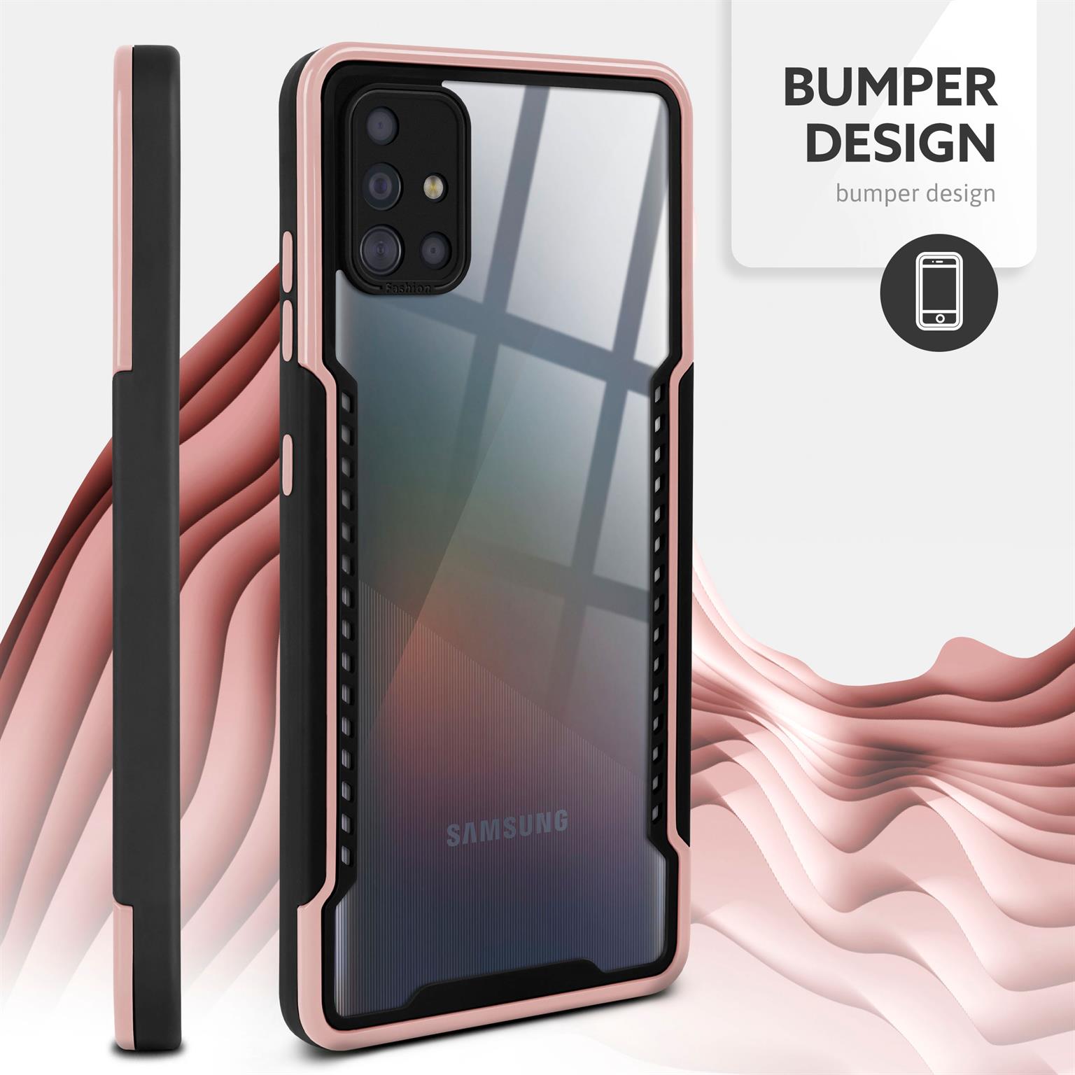 ONEFLOW Vanguard Case Samsung Galaxy A51 Bumper durchsichtig – Weiteres Produktbild 3
