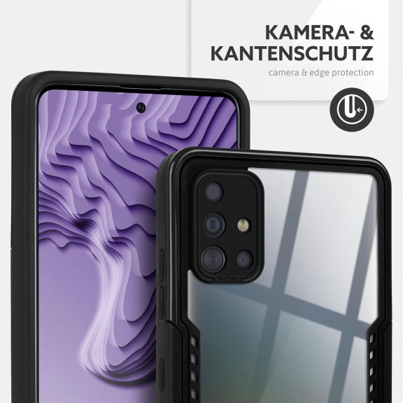 ONEFLOW Vanguard Case Samsung Galaxy A51 Bumper durchsichtig – Weiteres Produktbild 2 ONEFLOW Vanguard Case Samsung Galaxy A51 Bumper durchsichtig – Weiteres Produktbild 2