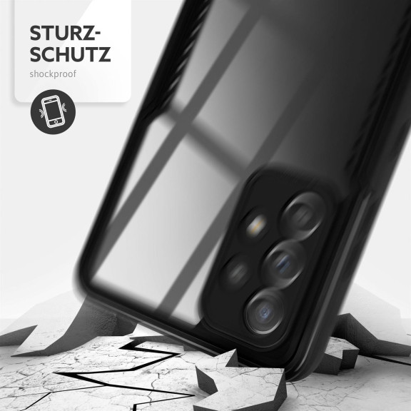 ONEFLOW Vanguard Case Samsung Galaxy A52 Bumper durchsichtig – Weiteres Produktbild 4 ONEFLOW Vanguard Case Samsung Galaxy A52 Bumper durchsichtig – Weiteres Produktbild 4